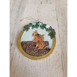 Inno 1997 chipmunk flip snowman ornament Xmas